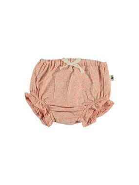 Organic Floral Baby Bloomers - Peach